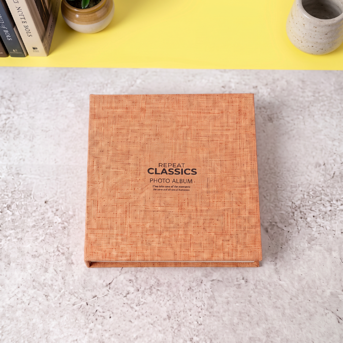 Repeat Classics Natural Linen Photo Album